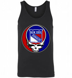 NHL TEAM NEW YORK RANGERS X GRATEFUL DEAD LOGO BAND Tank