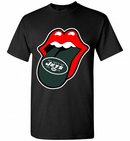New York Jets  x The Rolling Stones Logo Shirt - zezetee