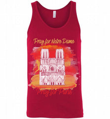 Notre Dame Cathedral Fire in Paris Tank - zezetee