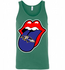 Baltimore Ravens  x The Rolling Stones Logo Tank - zezetee