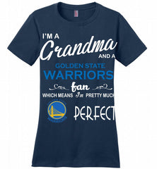 I'M A Grandma And A Golden State Warriors Fans Perfect Ladies Perfect - zezetee