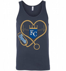 Nurse Heartbeat Kansas City Royals Tank - zezetee