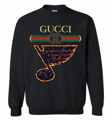 Gucci St Louis Blues Logo Crewneck Sweatshirt - zezetee