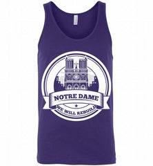 Notre Dame We Will Rebuilt - Notre Dame Fire Tank - zezetee