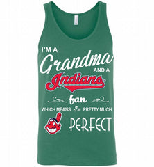 I'M A Grandma And A Cleveland Indians Fans Gift Tank - zezetee