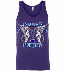 Metallica Memphis Tigers Logo Tank - zezetee