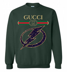 Gucci Tampa Bay Lightning Logo Crewneck Sweatshirt - zezetee