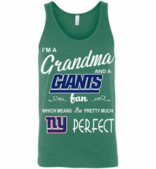 I'M A Grandma And A New York Giants Fans I'm Pretty Much Perfect Tank - zezetee