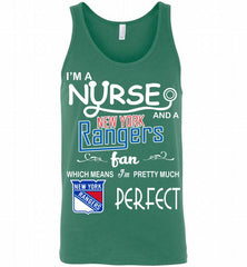 I'M A Nurse And A New York Rangers Fans Gift Tank - zezetee
