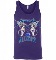 Metallica Villanova Wildcats Logo Tank - zezetee