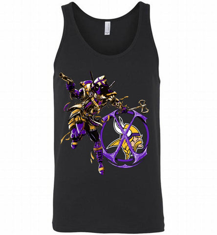 Deadpool Assassin Minnesota Vikings Fan Tank - zezetee