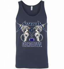 Metallica Georgetown Hoyas Logo Tank - zezetee