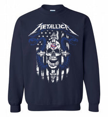 Metallica Philadelphia Phillies Logo Crewneck Sweatshirt - zezetee