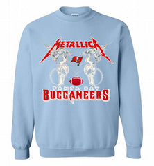 Metallica Tampa Bay Buccaneers Logo Crewneck Sweatshirt - zezetee