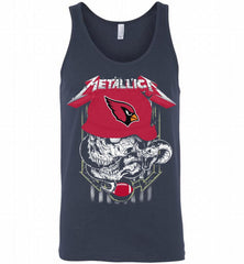 Metallica Skull Snake Arizona Cardinals Tank - zezetee