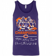 CHICAGO BEARS 2018 NFC NORTH DIVISION CHAMPIONS Tank - zezetee