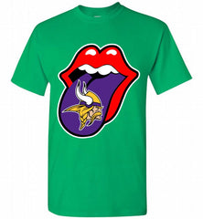 Minnesota Vikings  x The Rolling Stones Logo Shirt - zezetee
