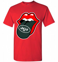 New York Jets  x The Rolling Stones Logo Shirt - zezetee