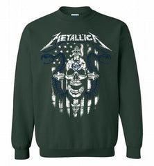 Metallica Tampa Bay Rays Logo Crewneck Sweatshirt - zezetee