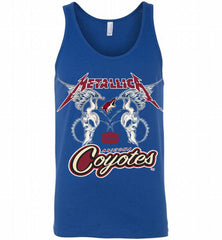 Metallica Arizona Coyotes Logo Tank - zezetee