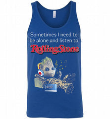 Sometimes Groot Need To Be Alone And Listen To The Rolling Stones Tank - zezetee