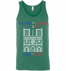 Notre Dame Paris 1163 - 2019 Cathedral France Tank - zezetee