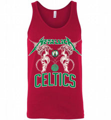 Metallica Boston Celtics Logo Tank - zezetee