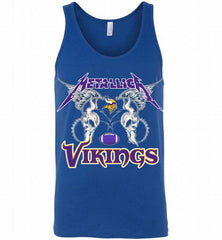 Metallica Minnesota Vikings Logo Tank - zezetee