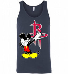 Disney Mickey Mouse Dabbing Houston Rockets Tank - zezetee