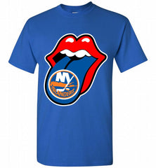 New York Islanders  x The Rolling Stones Logo Shirt - zezetee