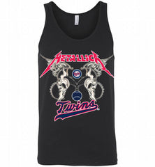 Metallica Minnesota Twins Logo Tank - zezetee