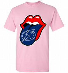 Tampa Bay Lightning  x The Rolling Stones Logo Shirt - zezetee