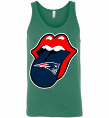 New England Patriots  x The Rolling Stones Logo Tank - zezetee