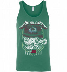 Metallica Skull Snake Colorado Avalanche Tank - zezetee