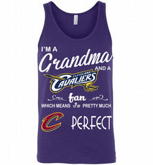 I'M A Grandma And A Cleveland Cavaliers Fans Perfect Tank - zezetee