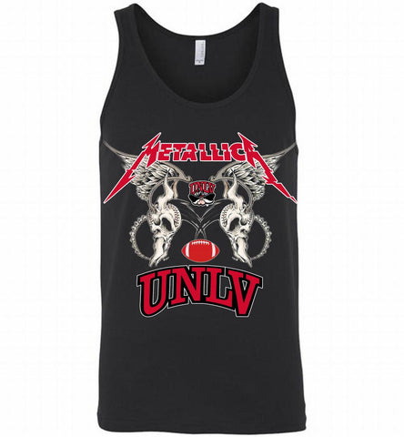 Metallica UNLV Runnin' Rebels Logo Tank - zezetee