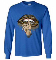 New Orleans Pelicans Lip Shut The Fuck Up Gildan Long Shirt - zezetee