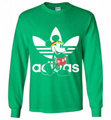 ADIDAS SWIMMING MICKEY MOUSE DISNEY SPORTS Gildan Long Shirt - zezetee