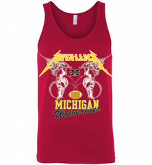 Metallica Michigan Wolverines Logo Tank - zezetee