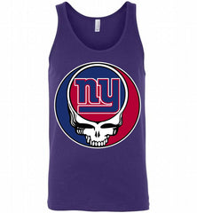 New York Giants Grateful Dead Logo Band Tank - zezetee