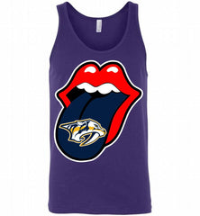 Nashville Predators  x The Rolling Stones Logo Tank - zezetee