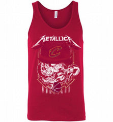 Metallica Skull Snake Cleveland Cavaliers Tank - zezetee
