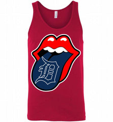 Detroit Tigers  x The Rolling Stones Logo Tank - zezetee