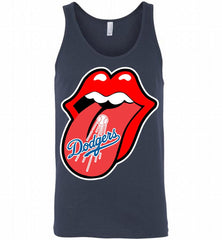 Los Angeles Dodgers  x The Rolling Stones Logo Tank - zezetee