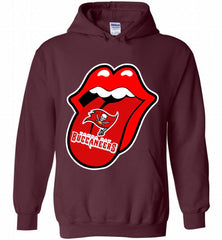 Tampa Bay Buccaneers  x The Rolling Stones Logo Hoodie - zezetee