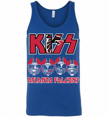 Kiss Atlanta Falcons Logo Tank - zezetee