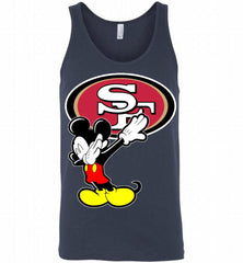 Disney Mickey Mouse Dabbing San Francisco 49ers Tank - zezetee