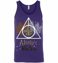 New Orleans Saints Always Believe Harry Potter Tank - zezetee