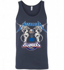 Metallica New York Islanders Logo Tank - zezetee