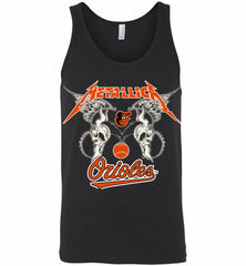 Metallica Baltimore Orioles Logo Tank - zezetee
